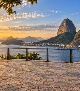 Cenário Pão de Açúcar, Rio de Janeiro, para fotos de moda geradas por IA