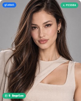 Keiko, modelo virtual da Moddara para campanhas de moda geradas por IA